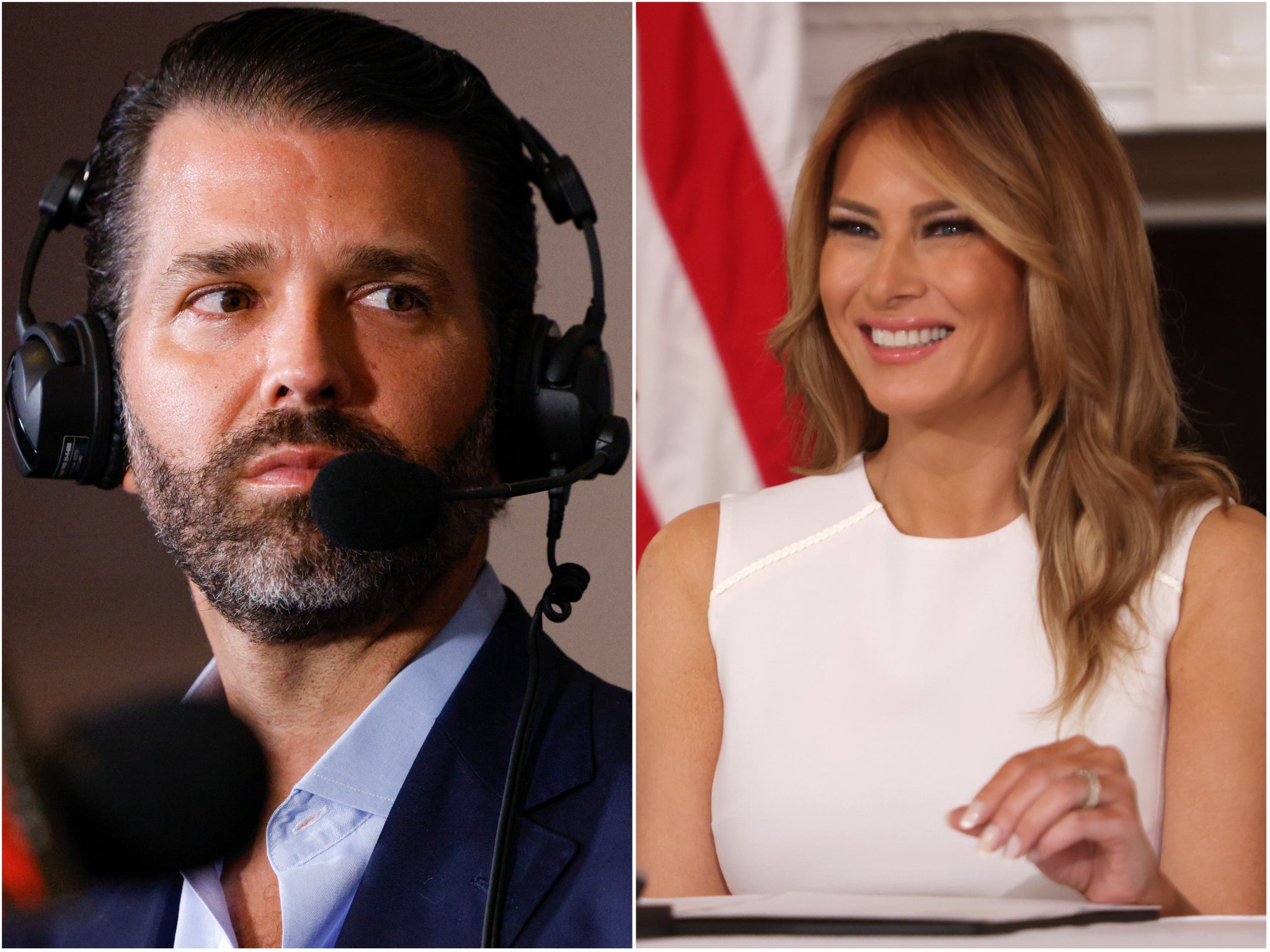 Donald Trump Jr shares meme about stepmother Melania s underwear